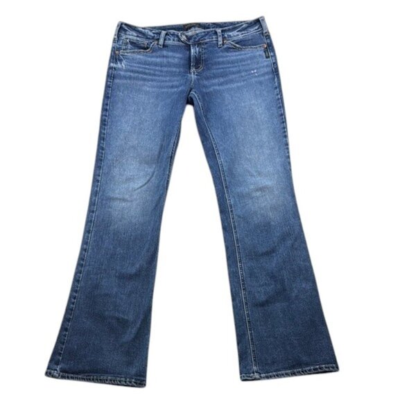 Silver Jeans Tuesday Slim Bootcut Mid Rise Women's Size 33 - Picture 1 of 13